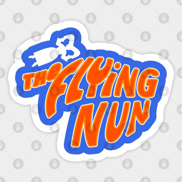 The Flying Nun Sticker by darklordpug